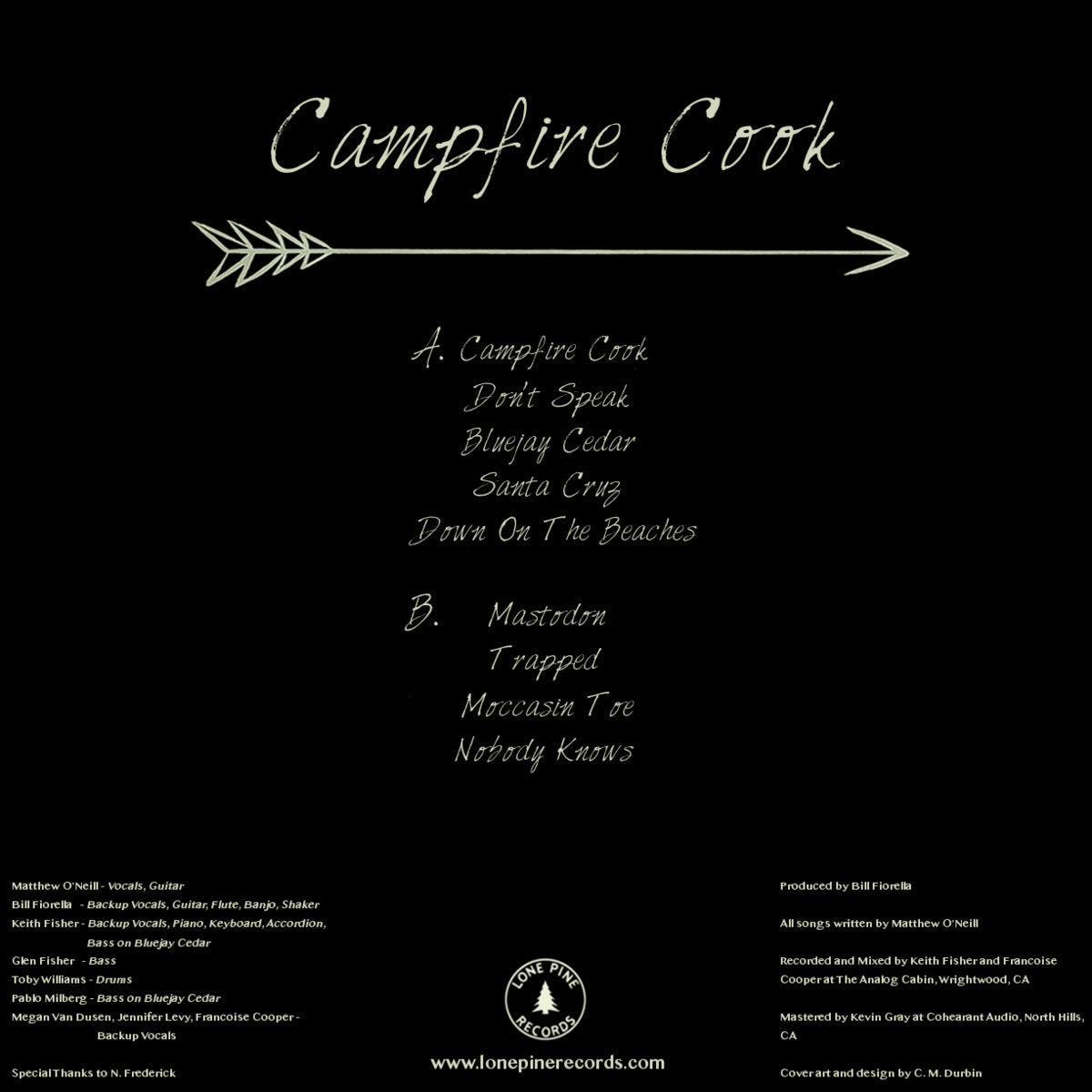 Matthew O'Neill - Campfire Cook - Compact Disc